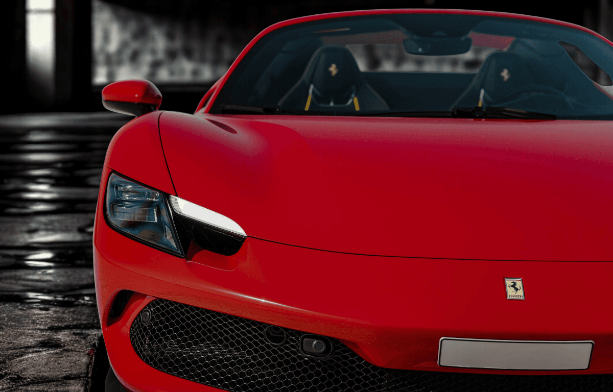 Ferrari 296 GTS dettaglio fronte